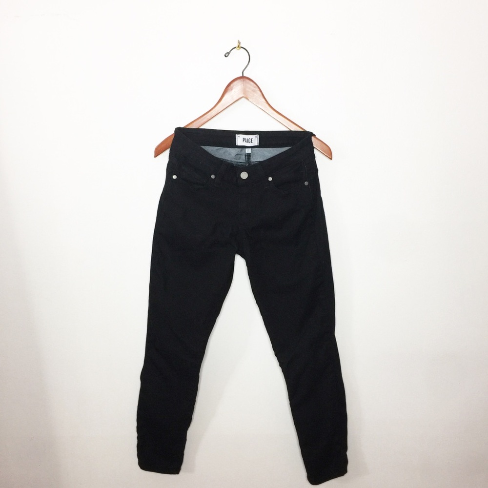 Paige Skinny Jeans High Rise Black